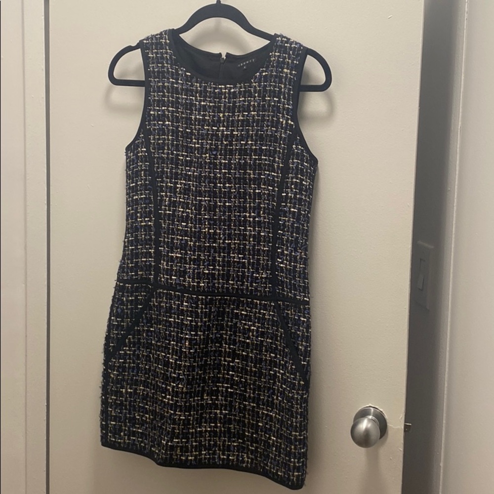 Theory - tweed shift dress